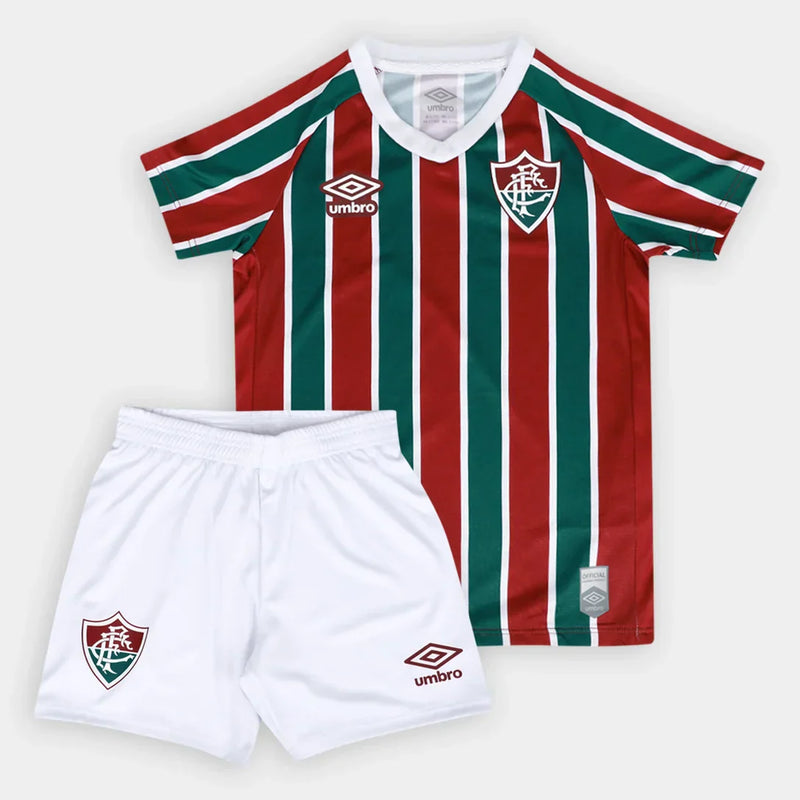 Kit Infantil Fluminense I 25/26 Umbro - Verde+Vermelho