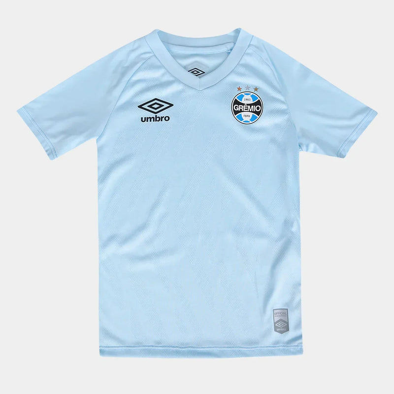 Kit Camisa Infantil Grêmio II 25/26 s/n Torcedor Umbro - Azul