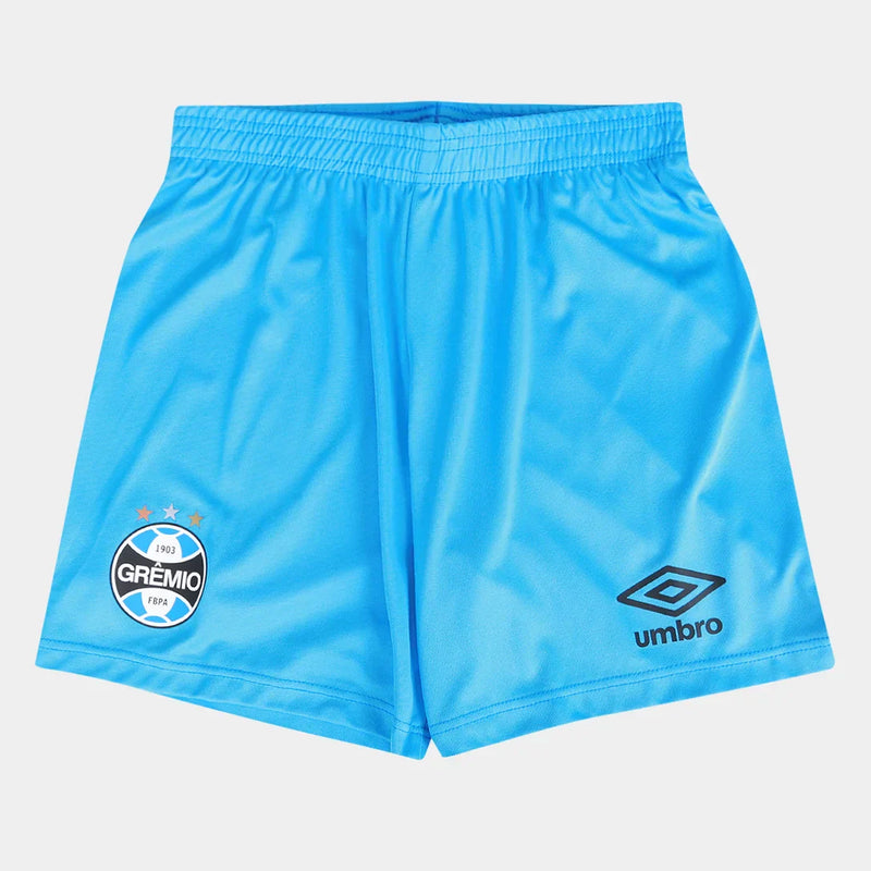 Kit Camisa Infantil Grêmio II 25/26 s/n Torcedor Umbro - Azul