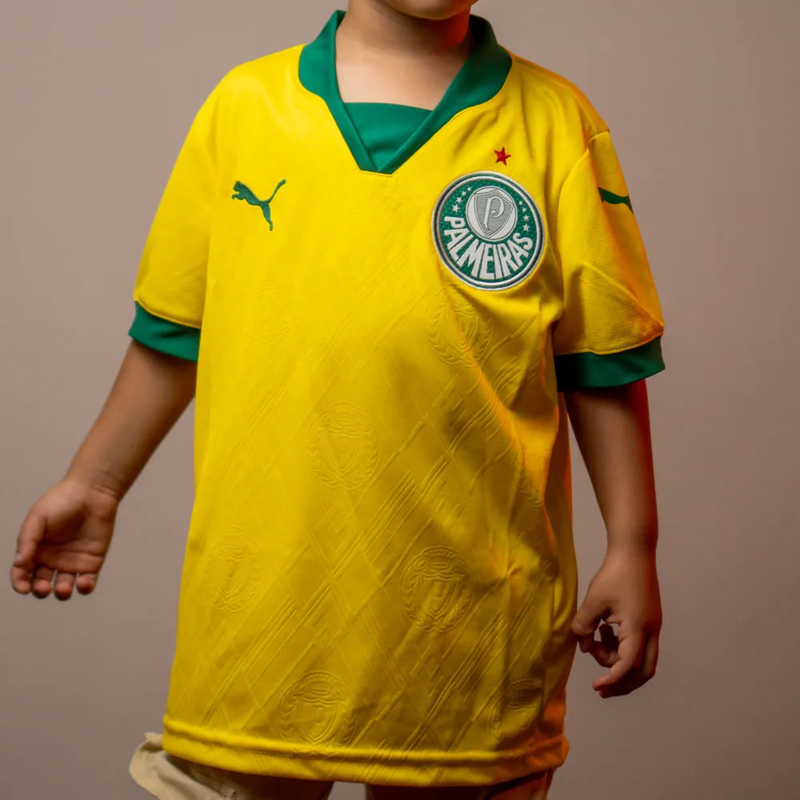 Kit Palmeiras III Infantil 25/26 - Puma Amarela