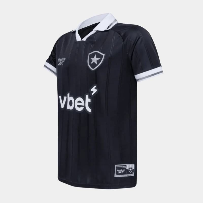 Camisa Botafogo II 25/26 s/n Torcedor Reebok Masculina - Preta