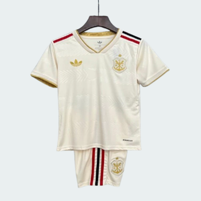 Kit Flamengo Infantil III 25/26 Off White
