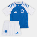 Kit Cruzeiro Infantil 25/26 Adidas - Azul+Branco