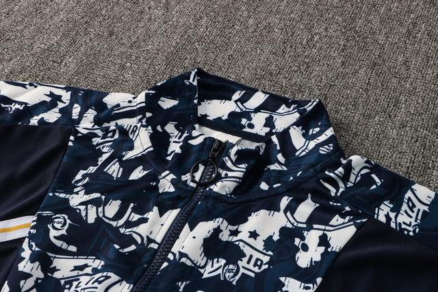 Conjunto Inverno Itália Preta e Branca Puma - Com Fecho