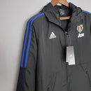 Corta-vento Manchester United Adidas - Preto e Azul